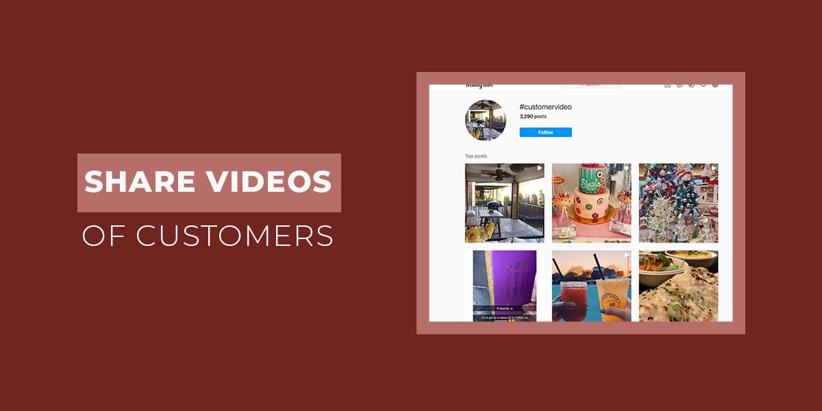 Share videos of customers through reels to grow more followers | Followedapp Blog