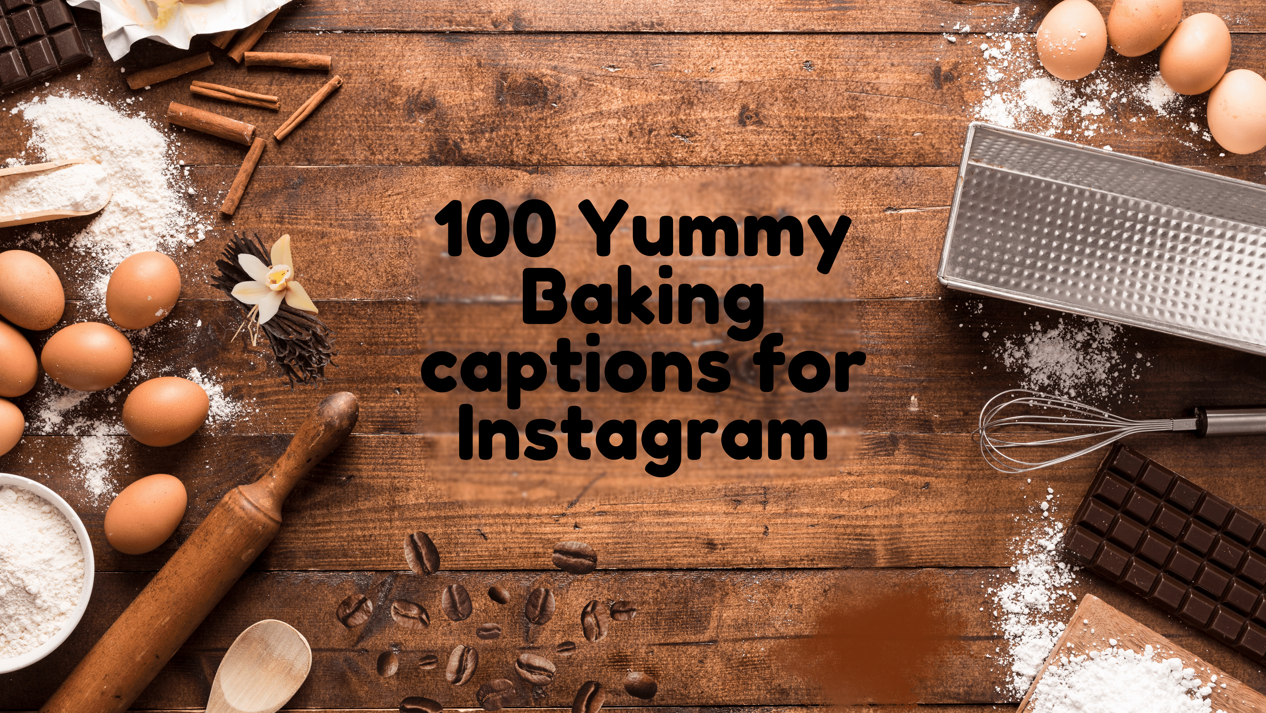 Baking captions for Instagram